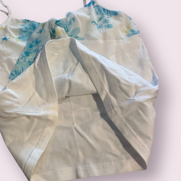 Women's MODA International Set Of Two Floral Camisoles Bow And Ruffle Sz Medium - Picture 4 of 13